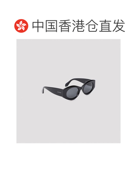 香港直邮alaia 女士 AA0080S 001 52/21/140 全黑灰色太阳眼镜 AA