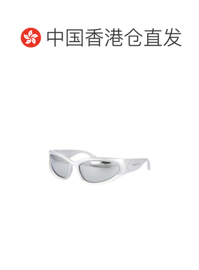 1h可退 香港直邮BALENCIAGA 男士太阳镜 BB0157S004 AW2025 银色