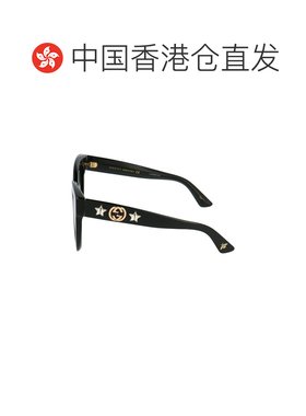 1h可退 香港直邮Gucci 古驰 女士 渐变logo太阳镜 GG0208S