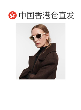 香港直邮Celine 思琳 女士 猫眼太阳眼镜 WHITE白色 时尚舒适配饰