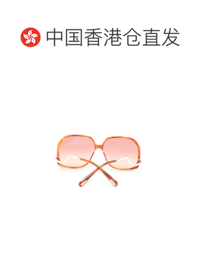 香港直邮CHLOÉ 女士太阳镜 CH0404S001 AW2026 棕色