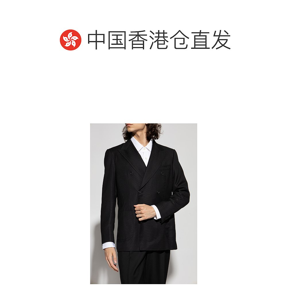 香港直邮Brioni 布里奥尼 男士双排扣西装外套 - 图1