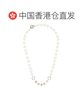 香港直邮Marni 玛尼 男士 Faux-Pearls & Metal 项链 COZB0088A0M