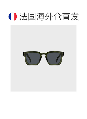 自营欧洲直邮HUGO BOSS雨果BOSS BLACK 带金色金属饰边绿色醋酸纤