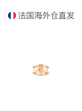自营1h可退 欧洲直邮LV路易威登 Volt玫瑰金logo标识戒指男女通用
