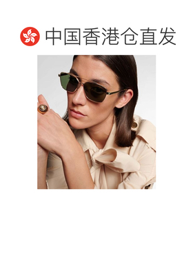 香港直邮Fendi 芬迪 女士 天蓝色矩形太阳眼镜 green绿色 舒适时