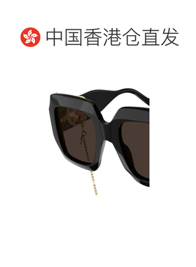 自营Gucci 黑色徽标大框太阳镜 GG1022S古驰配饰