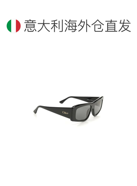 1h可退 欧洲直邮CHLOÉ 女士太阳镜 CH0299S001 CO 黑色 Square Su