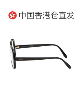 1h可退 香港直邮LOEWE 罗意威 女士 黑色 Large Square Text Logo