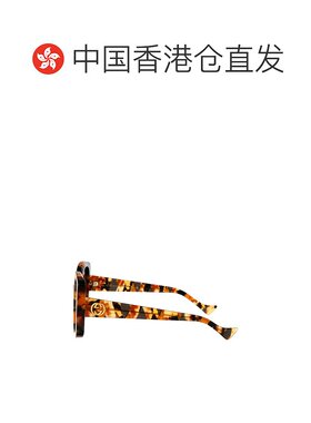 1h可退 香港直邮Gucci 古驰 女士 徽标太阳镜 GG1257S brown棕色