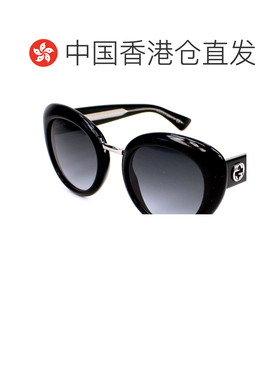 香港直邮Gucci 黑色圆框太阳镜 GG3808/古驰配饰