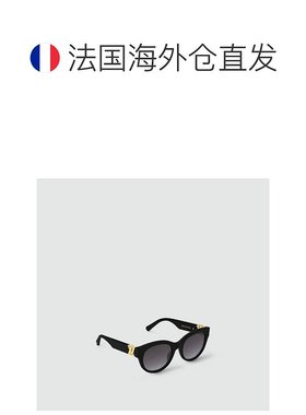 自营1h可退 欧洲直邮LV路易威登 女士黑色醋酸纤维太阳镜正品舒适