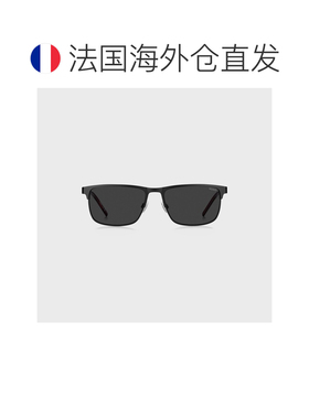 自营欧洲直邮Hugo Boss 男士黑色醋酸纤维logo标识太阳镜
