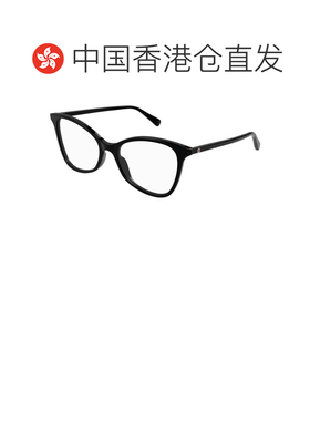 1h可退 香港直邮GUCCI 女士眼镜 GG1360O001 SS2026 黑色 徽标平