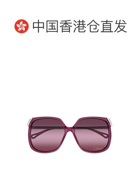1h可退 香港直邮Chloe 蔻依 女士 全框太阳镜 CH0286S red红色 舒