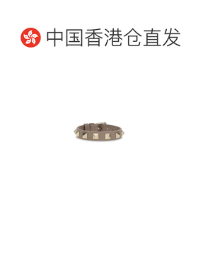 1h可退 香港直邮valentino 华伦天奴 女士 铆钉皮革手链 8W2J0X53