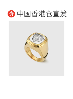 1h可退 香港直邮Gucci古驰女士戒指银戒指配饰