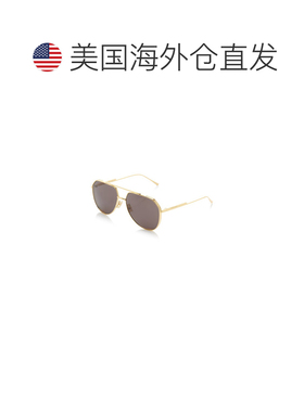 1h可退香港直邮Bottega Veneta 葆蝶家 女士 金属太阳飞行员眼镜