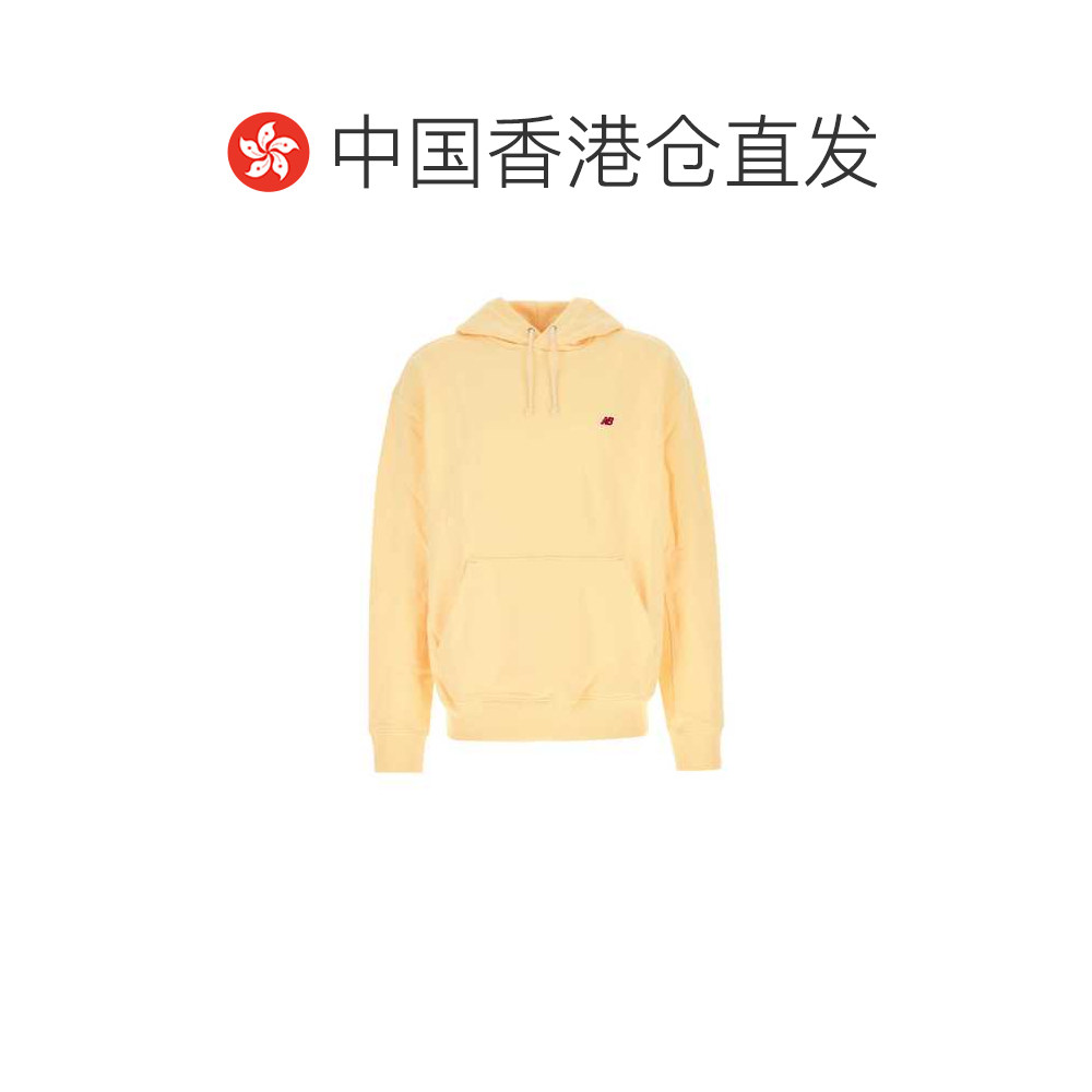 1h可退 香港直邮New Balance  男士 粉蜡笔黄色棉质卫衣 MT43546C,淘宝优惠券,粉丝福利购,淘宝优惠卷