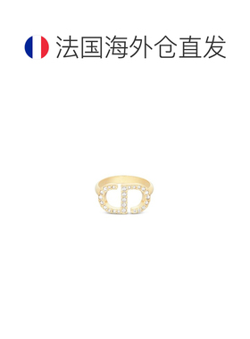 自营 欧洲直邮Dior 迪奥 Petit CD系列女士金色黄【付后1h可退】