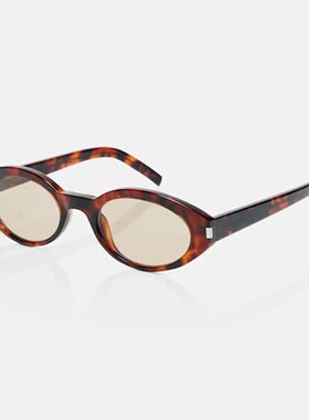 1h可退 香港直邮Saint Laurent 圣罗兰 女士 SL 567 椭圆形太阳眼