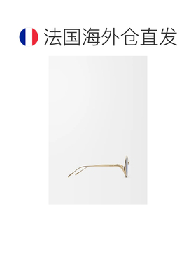 自营欧洲直邮LOEWE罗意威 Island女士酒红色金属无框太阳镜