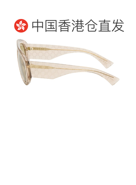 香港直邮Gucci 古驰 女士 粉色 Mask Frame 太阳镜 GG2128S005BRO