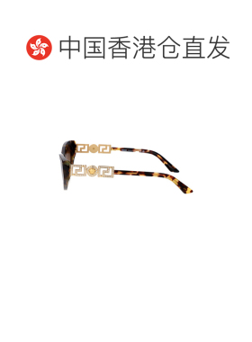 1h可退 香港直邮versace 范思哲 女士 雪茄色醋纤太阳眼镜 0VE447
