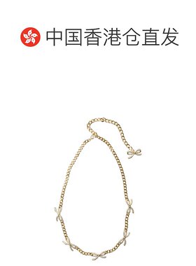 1h可退 香港直邮Self-Portrait 女士 bows 水晶项链 AW25607NGDGO