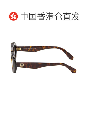 1h可退 香港直邮LOEWE 罗意威 男士 棕色 Mini Anagram Oval 太阳