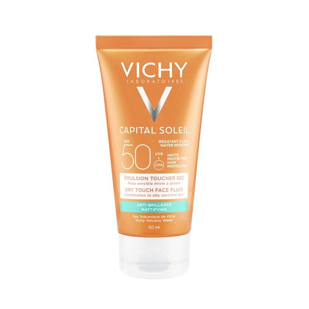 欧洲直邮Vichy薇姿 滋润保湿防晒乳50ml SPF50+防水防紫外线