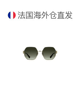 自营欧洲直邮Longchamp珑骧 女士金色金属卡其色太阳镜