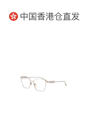 1h可退 香港直邮Gucci 古驰 女士 几何框平光镜 GG1807O metal金