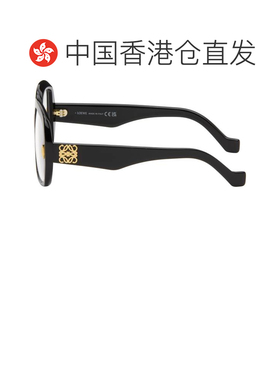 1h可退 香港直邮LOEWE 罗意威 女士 黑色 Anagram 眼镜 LW50076IW