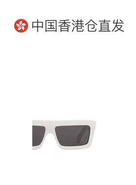 香港直邮香港直发Celine赛琳 男士白色徽标方形太阳镜 4S214CPLB.