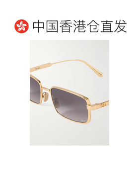1h可退 香港直邮DIOR 迪奥 女士 Cannage S2U 矩形框镀金太阳眼镜