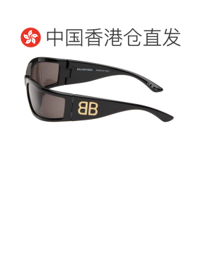 1h可退 香港直邮Balenciaga 巴黎世家 女士 黑色 Sunset 太阳镜 B