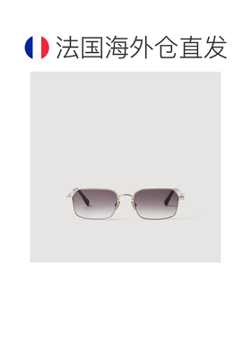 自营欧洲直邮Sandro桑德罗 女士黑色金属太阳镜