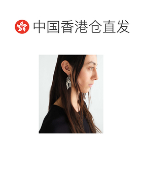 Lemaire 玻璃珠流苏短耳环 JW0187PL0047 【付后1h可退】耳坠配饰