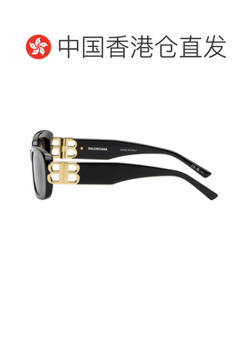 1h可退 香港直邮Balenciaga 巴黎世家 男士 黑色太阳镜 BB0310SK0