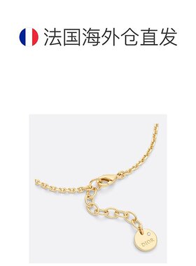 欧洲直邮ChristianDior女士手链优雅防水金色珍珠精致字母设计