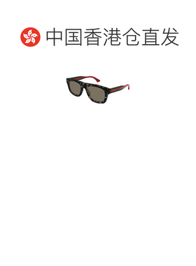 1h可退 香港直邮Gucci 古驰 男士 Eyewear 方形镜框太阳镜 GG1991