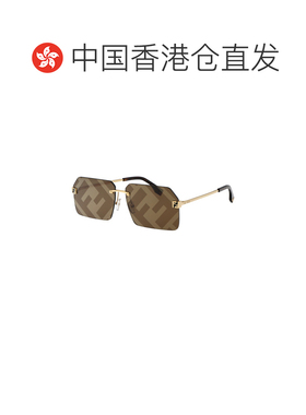 香港直邮FENDI 男士太阳镜 FE40043U33G AW2025 棕色 FENDI Sungl