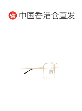 1h可退 香港直邮Gucci 古驰 女士 金色眼镜 GG1415O metal金属色