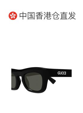 香港直邮Gucci 古驰 男士 Eyewear 矩形框太陽眼鏡 GG1777S001BLA