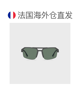 自营欧洲直邮HUGO BOSS雨果 男士灰色镜腿logo镶嵌太阳镜