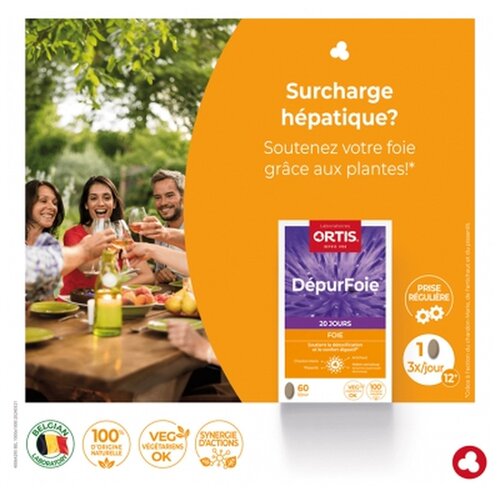 欧洲直邮柯得仕/Ortis Foie 排毒肝脏 60 片 - 图3