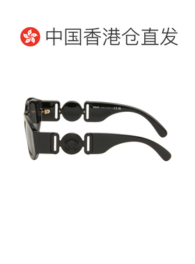 1h可退 香港直邮versace 范思哲 男士 黑色 Medusa Biggie 太阳镜