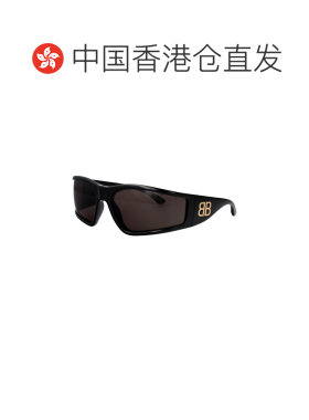 1h可退 香港直邮BALENCIAGA 男士太阳镜 BB0457S001 CO 黑色 BB04
