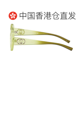 香港直邮Gucci 古驰 女士 绿色太阳镜 GG2026S004GREENGREENBROWN